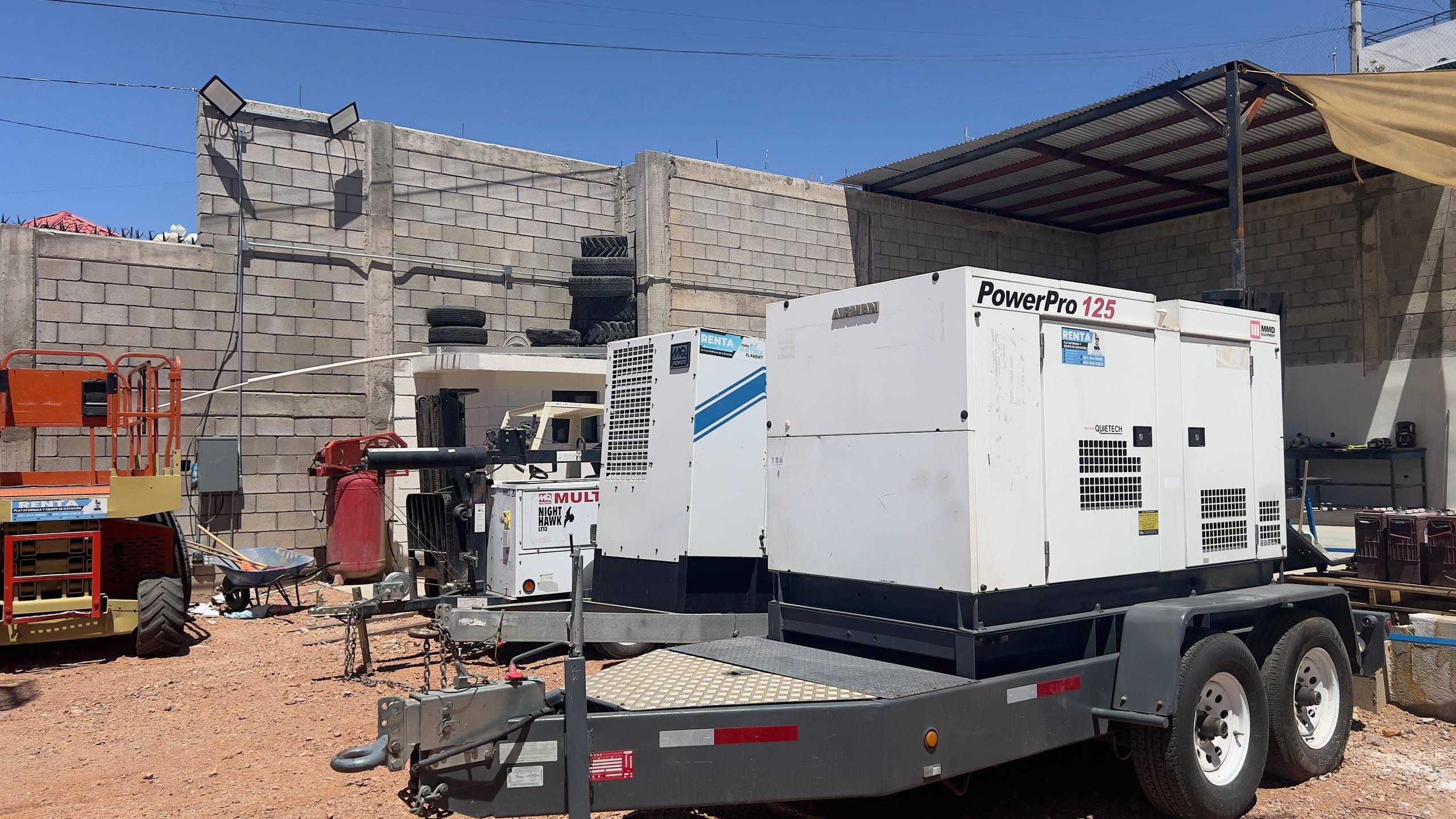 Generadores en renta en Nogales — KRON